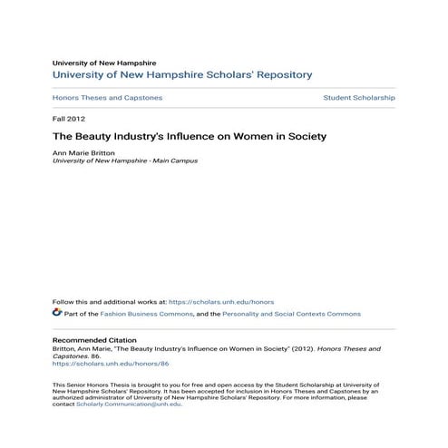 Jusebeauty.com - The Beauty Industrys Influence on Women in Society.pdf