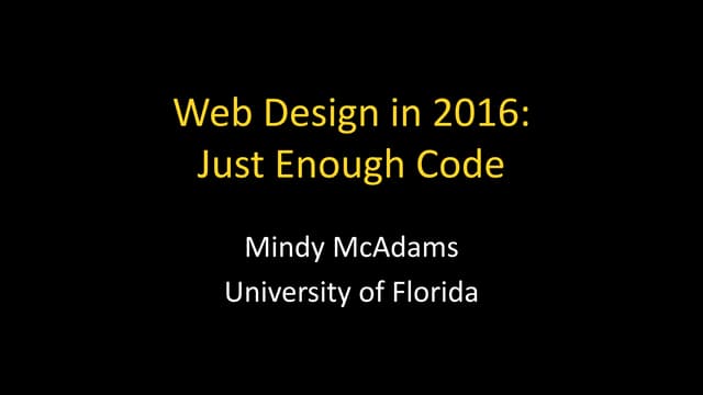 Just Enough Code