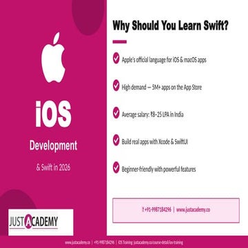 Master iOS Development & Swift Programming in 2026: Career & Training ...