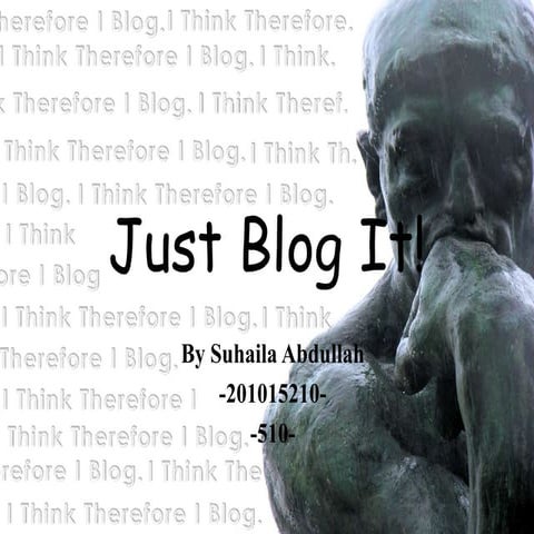 The history of blogs | PPT