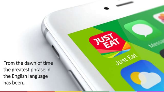 Just Eat Take(away)over