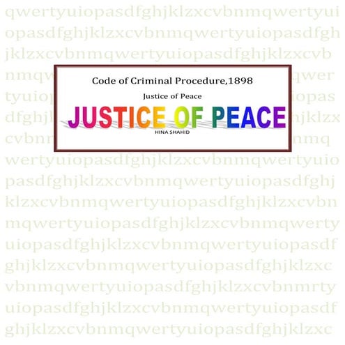 Justice of peace