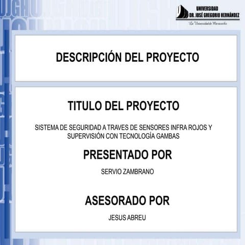 Presentación Proyecto # 80 Premios Eureka 2011 mención Innovatividad ...