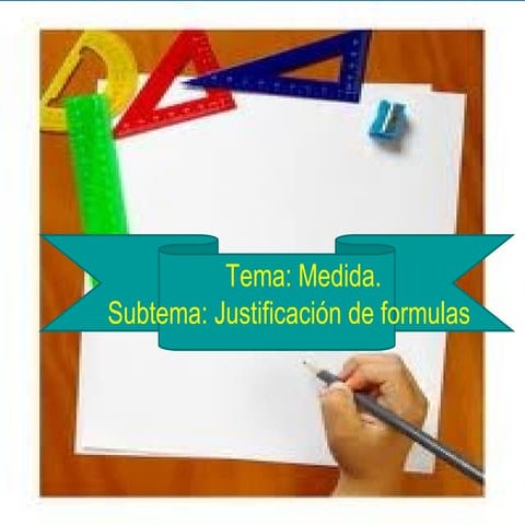 Justificacion de formulas
