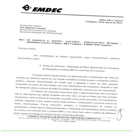 BRT/EMDEC-justificativa  18/8/15