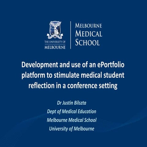 Development and use of an ePortfolio platform to stimulate medical student re...
