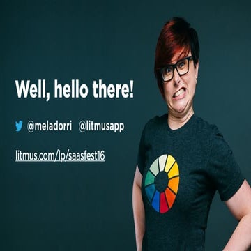 The hidden talents of email (Yes, email) - Justine Jordan at SaaSFest 2016