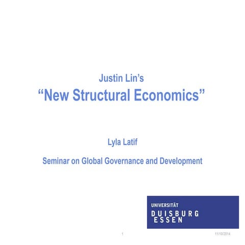 New Structural Economics 