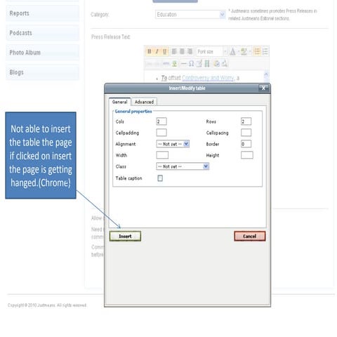 Justmeans power point