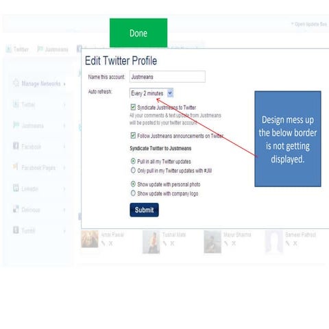 Justmeans power point