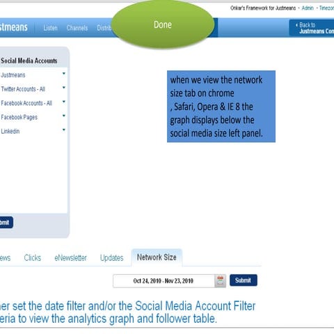 Justmeans power point