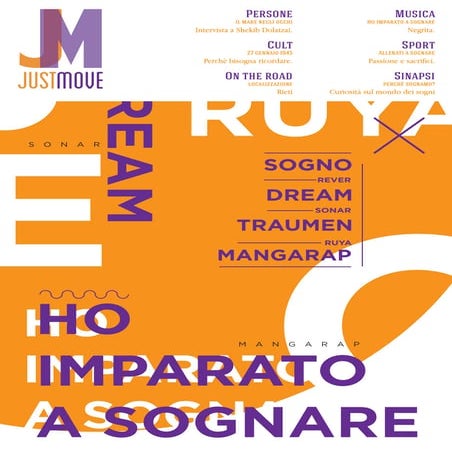 Just move - Numero Zero del Magazine vincitore del concorso "Sogna e Realizza...