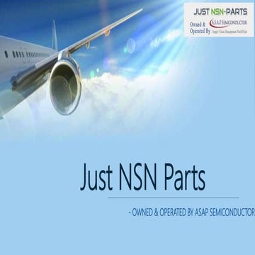 Just NSN Parts - NSN Components Purchasing Solution for Aircraft, Ship, Marine