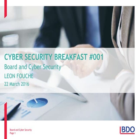 Board and Cyber Security