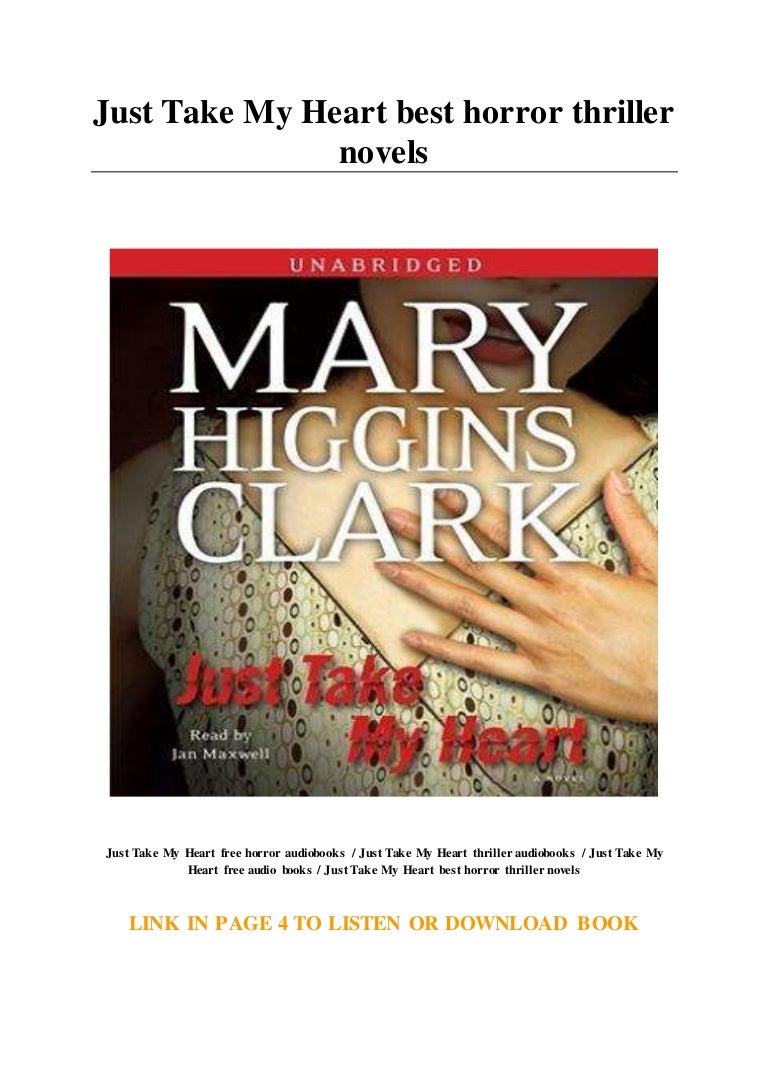 Just Take My Heart Best Horror Thriller Novels