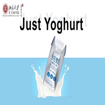 Just yoghurt (Mengniu)
