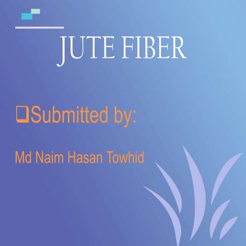 Jute fiber