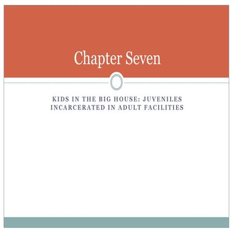 Juvenile corrections pp week 7