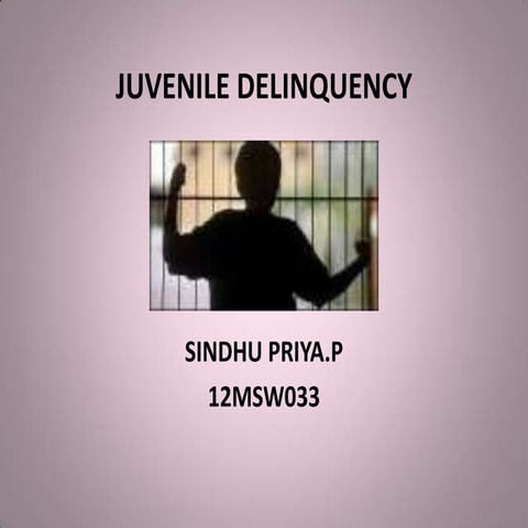 Juvenile delinquency