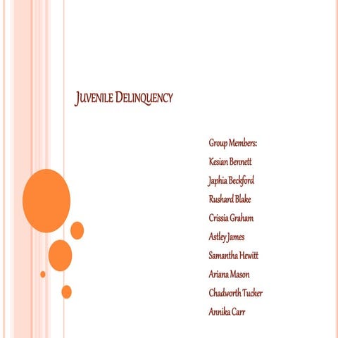Juvenile delinquency