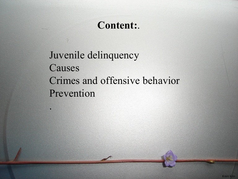 Juvenile Delinquency Definition, Meaning, Examples, Crimes and offe…