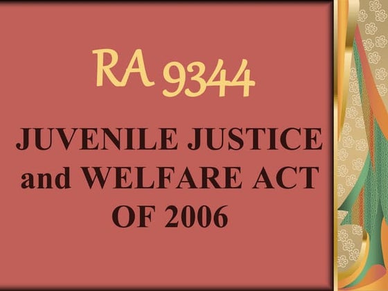 juvenile justice system | PPT