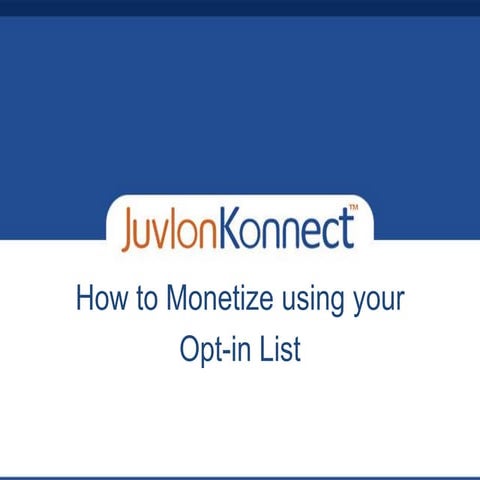 How to monetize your Email list