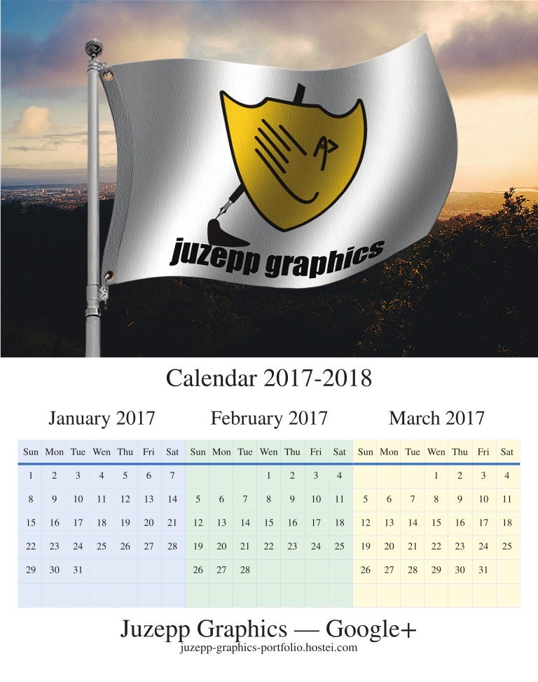 Juzepp Graphics 17 18 Calendar