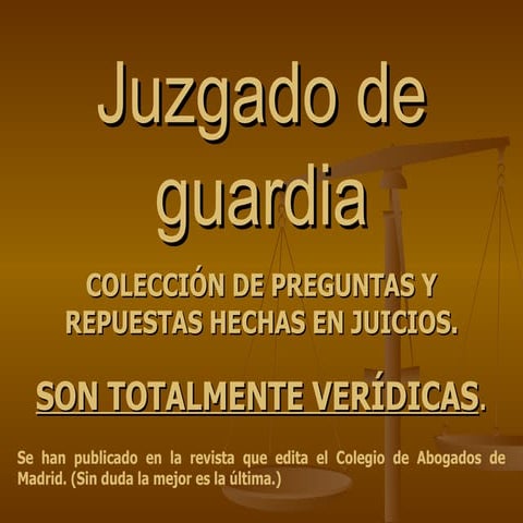 Juzgado De Guardia
