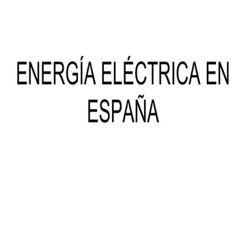 Energía eléctrica