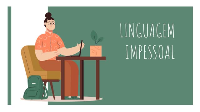 Linguagem impessoal | PDF