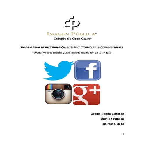 Jóvenes y redes sociales (Cecilia Nájera Sánchez)