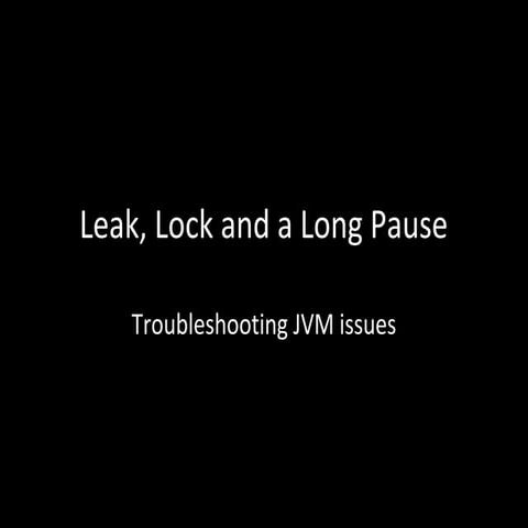 Resource Leaks in Java | PPTX