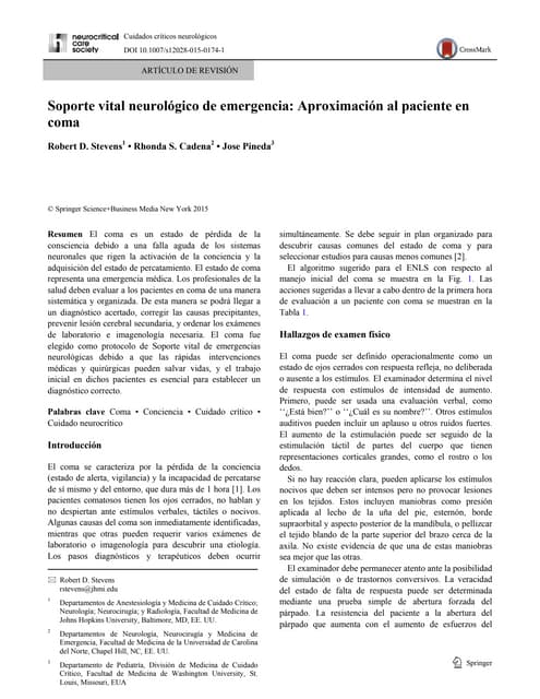Reflejos oculoencefalico y oculovestibulares | PDF