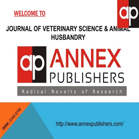 JOURNAL OF VETERINARY SCIENCE & ANIMAL HUSBANDRY