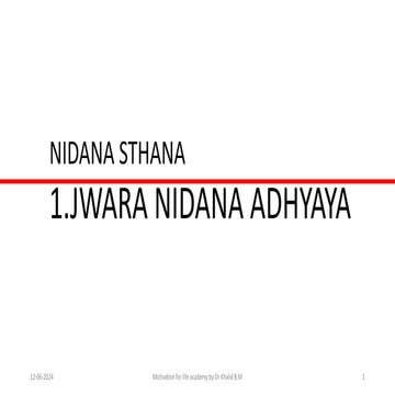 Charaka Samhita Nidana Sthana Chapter 1: Jwaradhyaya