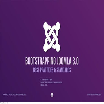 Bootstrapping Joomla 3.0