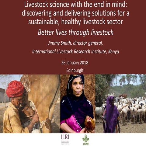 Livestock science with the end in mind: Discovering and delivering solutions ...