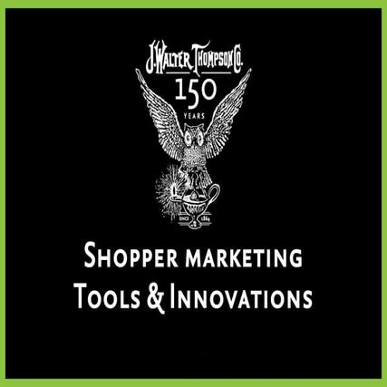 JWT Ukraine Shopper marketing: Tools & Innovations
