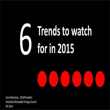 6 Trends to Watch for in 2015