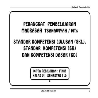 [1] skl sk kd fiqih vii