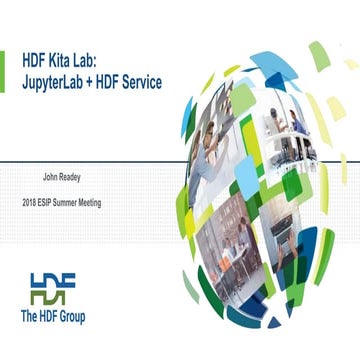 HDF Kita Lab: JupyterLab + HDF Service