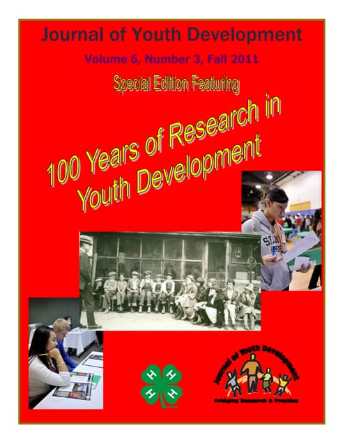 100  Years of Research in Youth Development