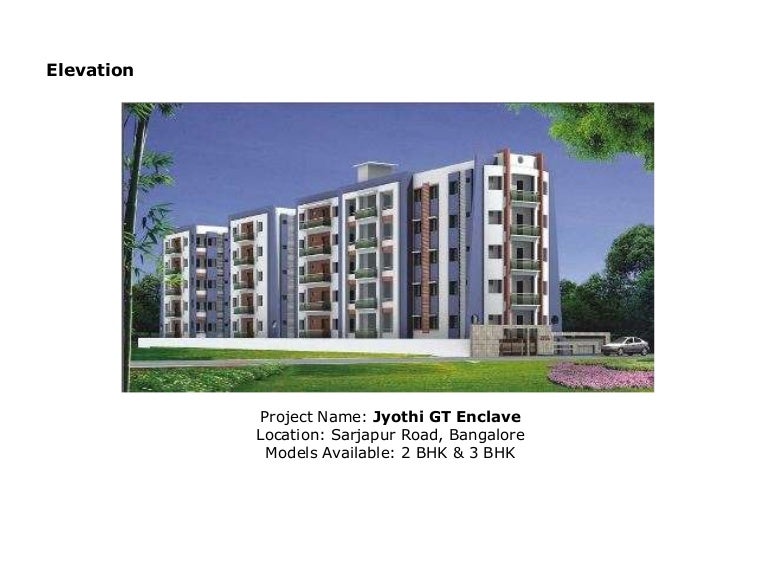Jyothi GT Enclave Flats in Sarjapur Road