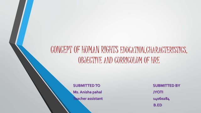 Human Rights Presentation | PPT