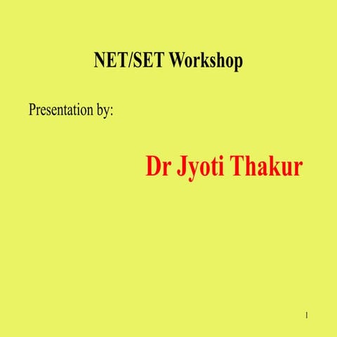 PPT on NET/SET Unit Accounting and Finance- Dr. Jyoti Thakur