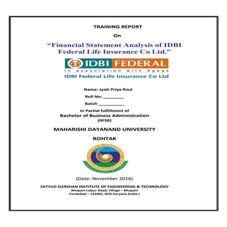 Jyoti priya a training report