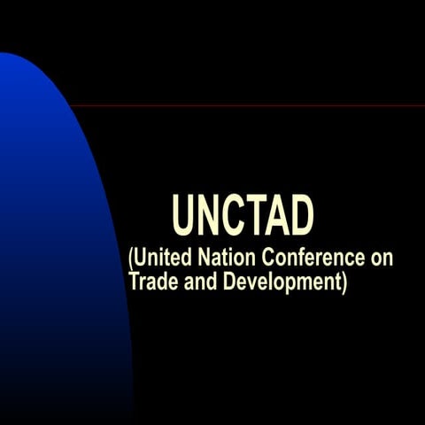 United Nations Conference on Trade and Development (UNCTAD)