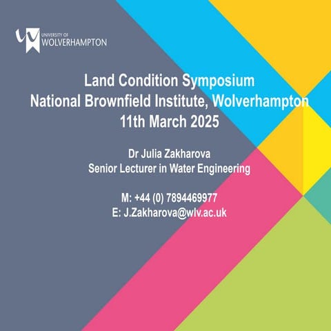 14:50 Metal Removal Technologies and their Applications - Julia Zakharova