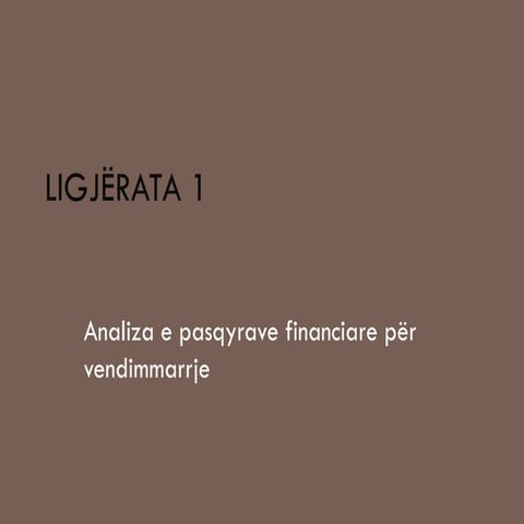 Analizat Financiare Per Marrje Te Vendimeve